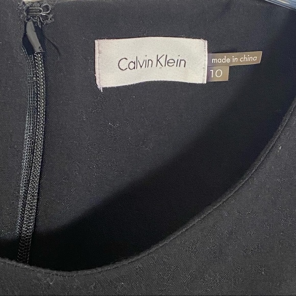 CALVIN KLEIN black dress size 10 - Picture 5 of 7